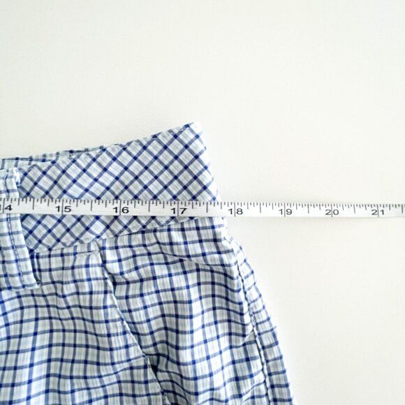 Puma Golf Shorts Flat Front Blue White Checkered Men's Size 34 - Picture 9 of 10